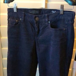 “J Crew” matchstick cords Size 26 regular